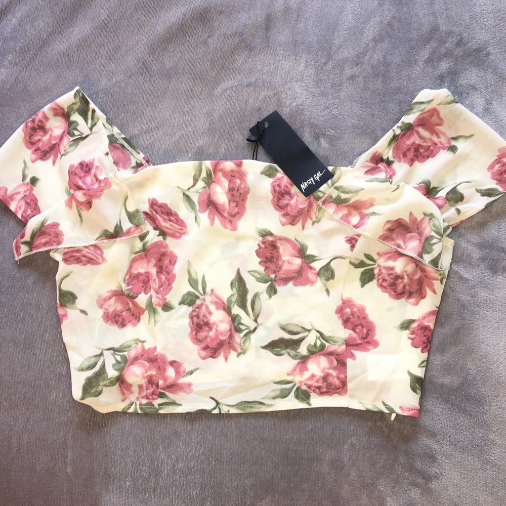 Nasty Gal Floral Top